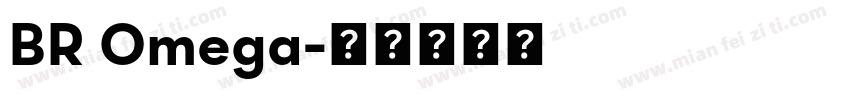 BR Omega字体转换